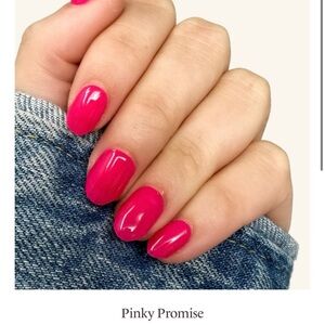 Vibrant Pink Nail Polish Pops